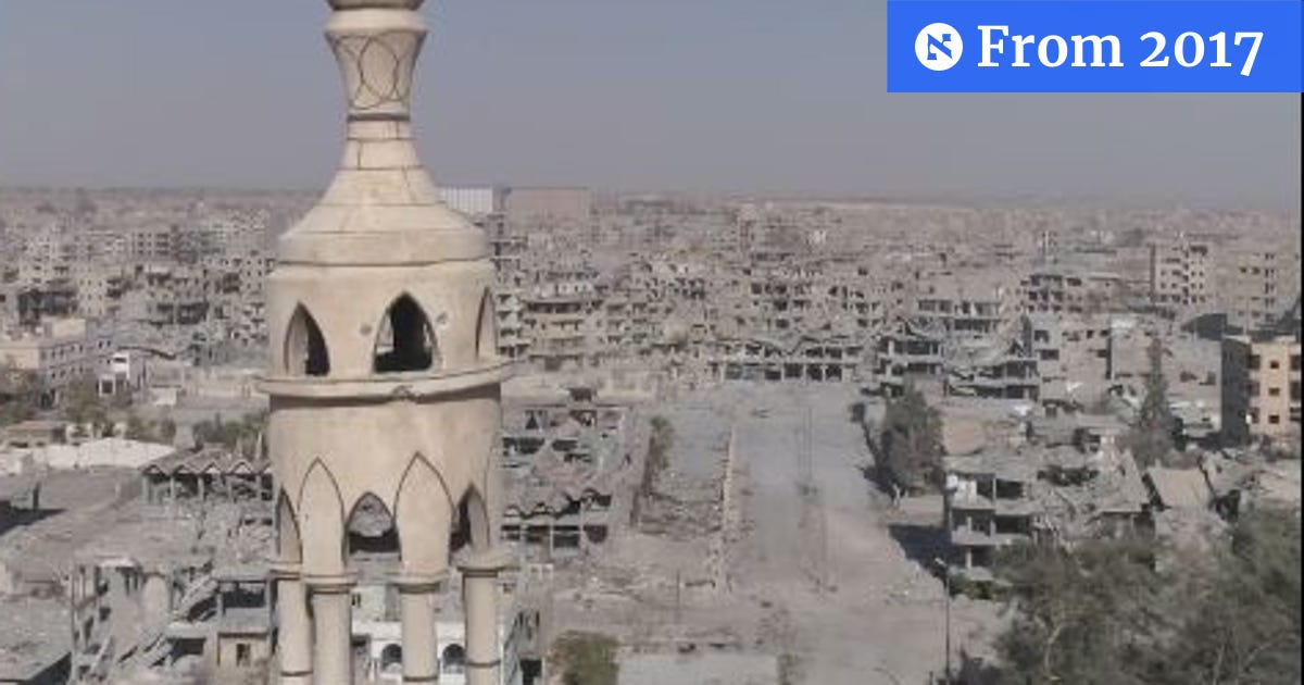 Raqqa Raqqa From Above: Liberated ISIS Capital Is a City in Ruins - Syria ...