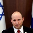 Prime Minister Naftali Bennett during a weekly cabinet meeting in Jerusalem, on Sunday.