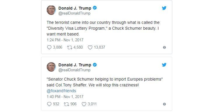 'Politicizing a Tragedy': Chuck Schumer Hits Back at Trump Smear After ...