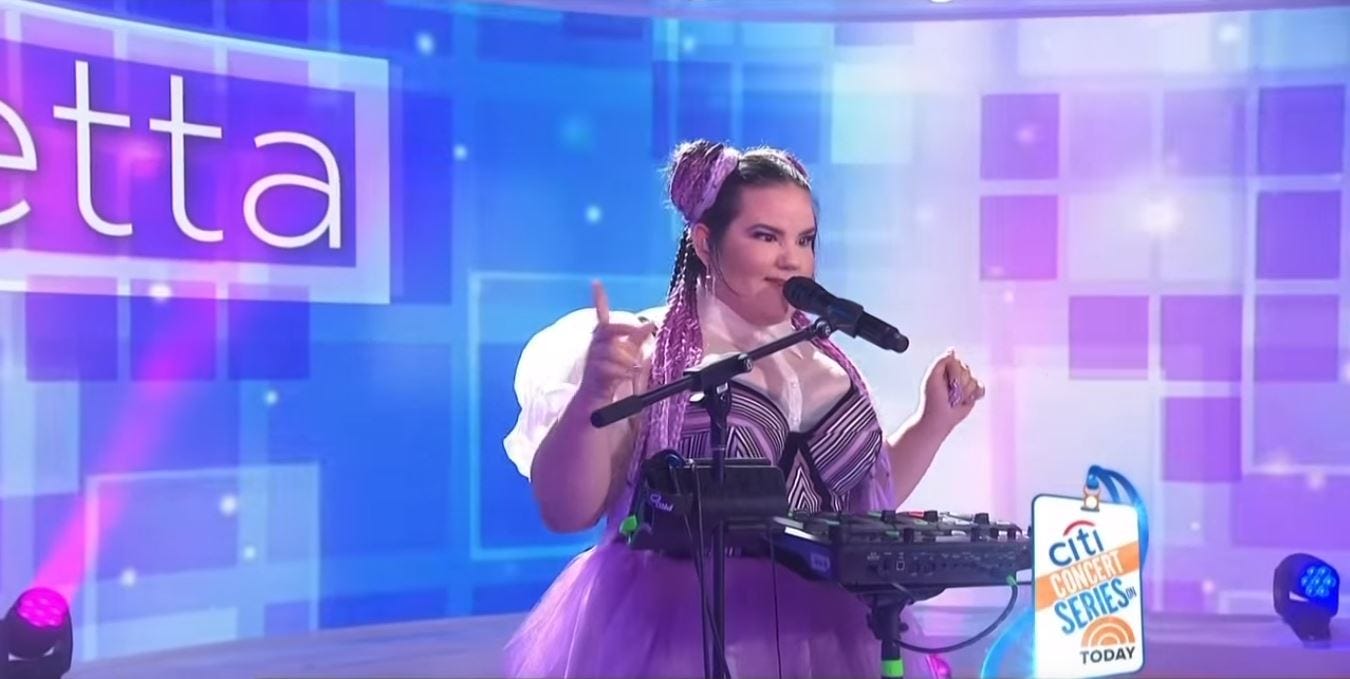 WATCH: Netta Barzilai performs 'Toy' on Today Show in U.S. TV debut