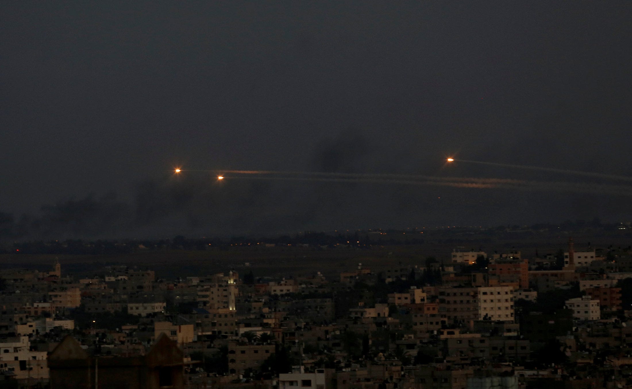 Israel Strikes Hamas Targets After Projectile Fired From Gaza - Israel News