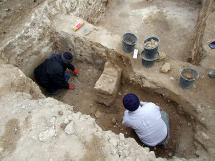 The excavation at Tel Lachish, September 2016.
