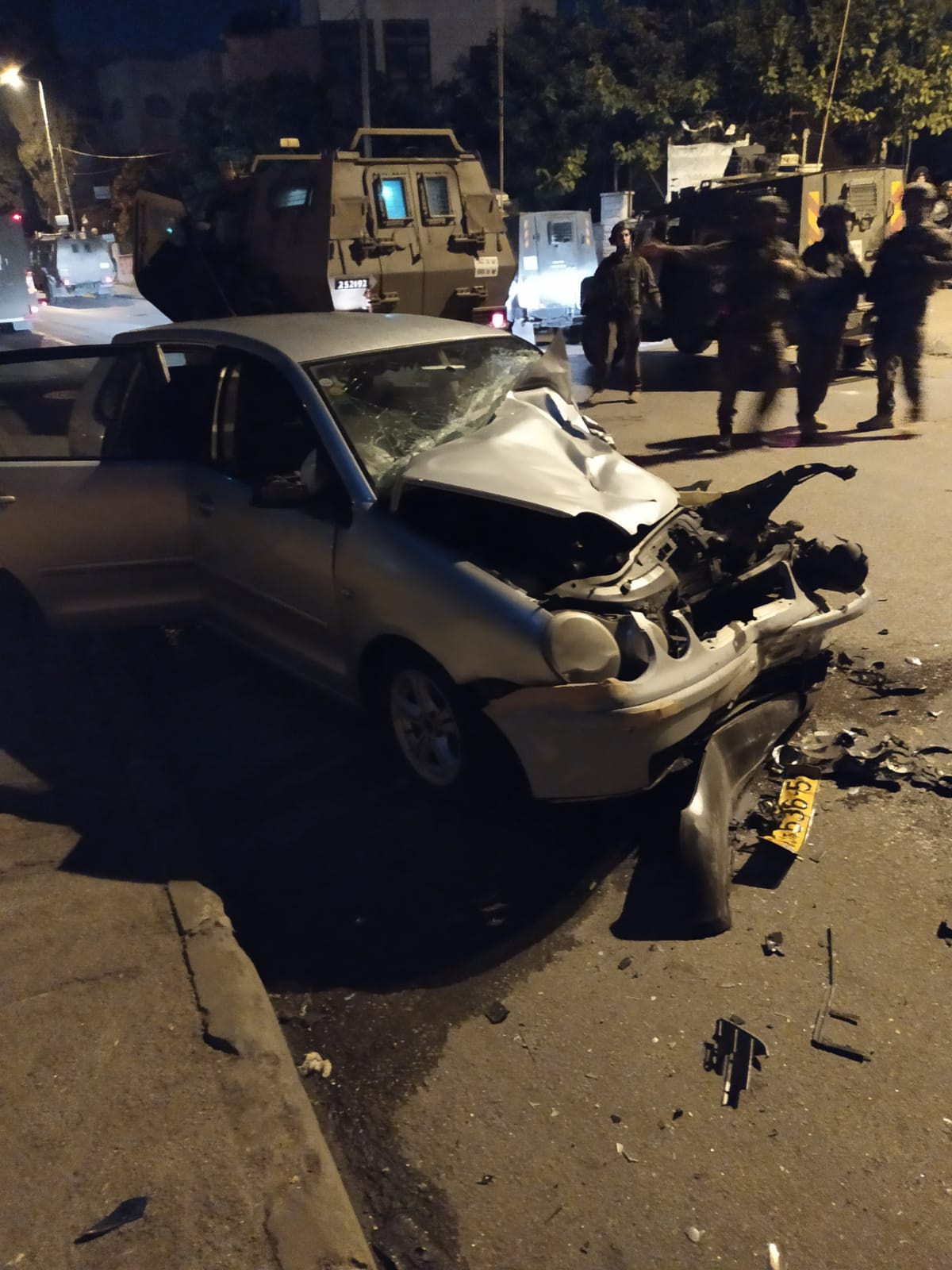 Palestinian Shot After Ramming Car Into Unmarked Israeli Police Vehicle ...