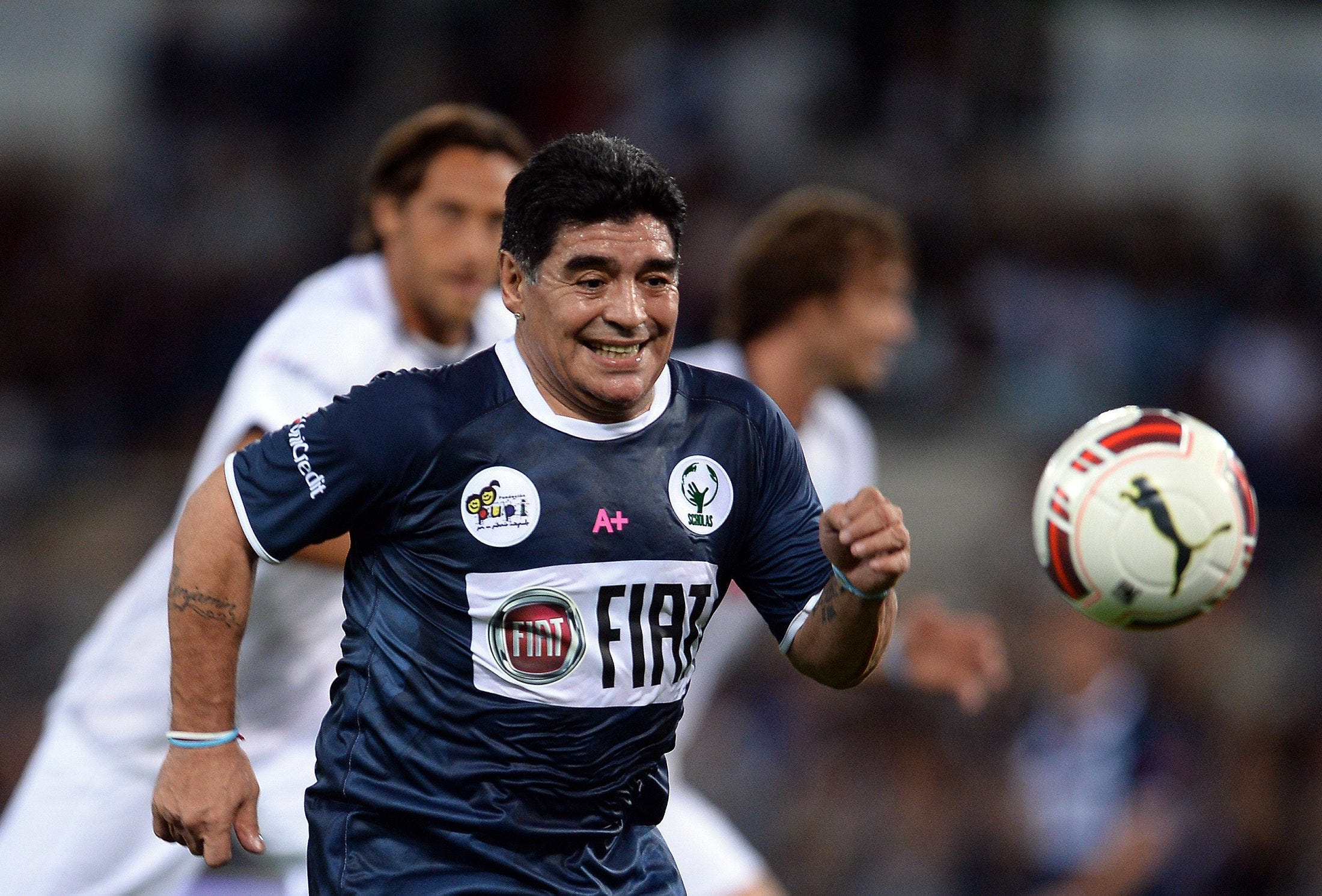Maradona Among Stars in Interfaith Peace Soccer Match in Rome - Sports