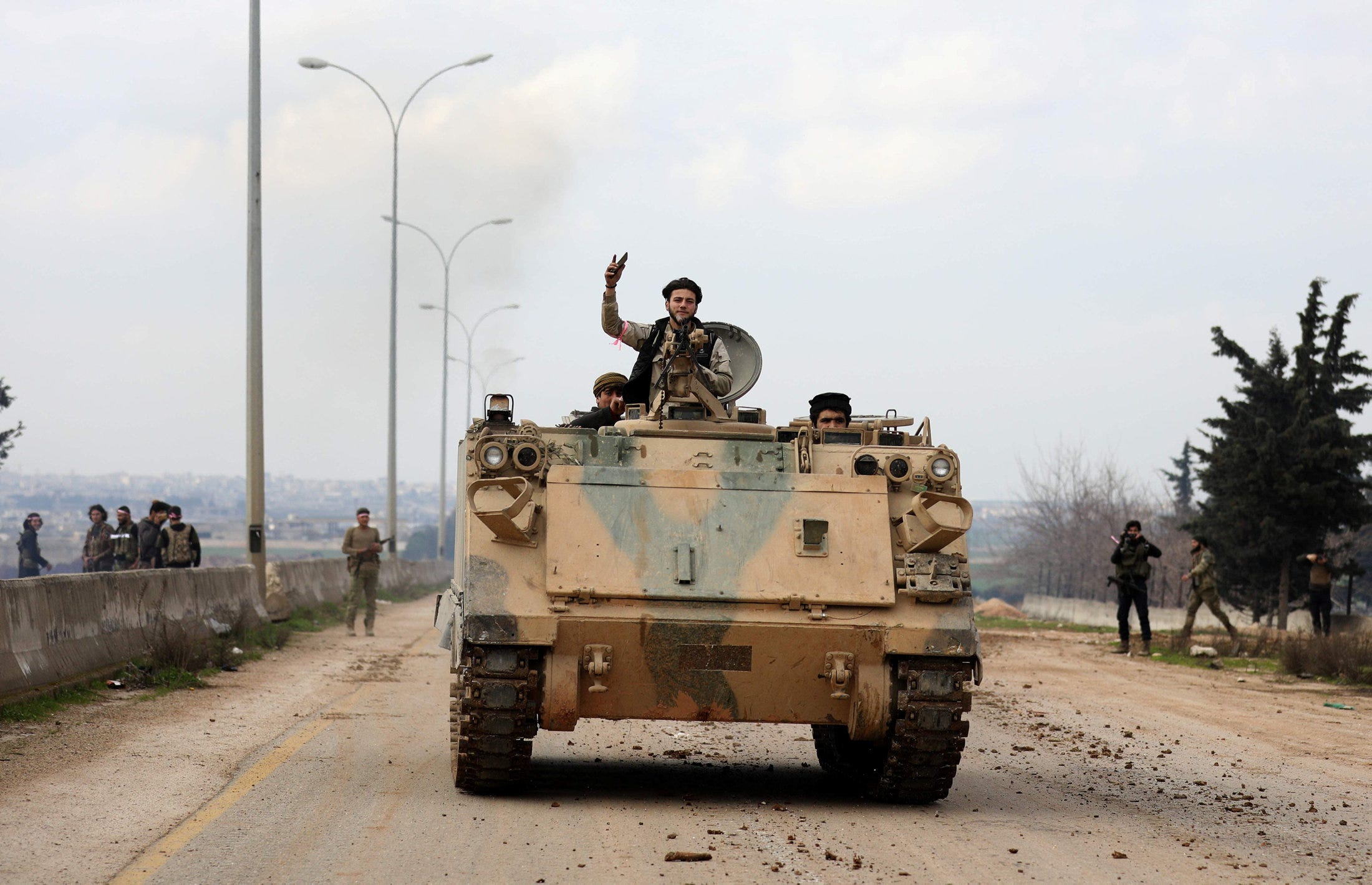 Turkey-backed Rebels Say They've Seized Town in Syria's Idlib in First ...
