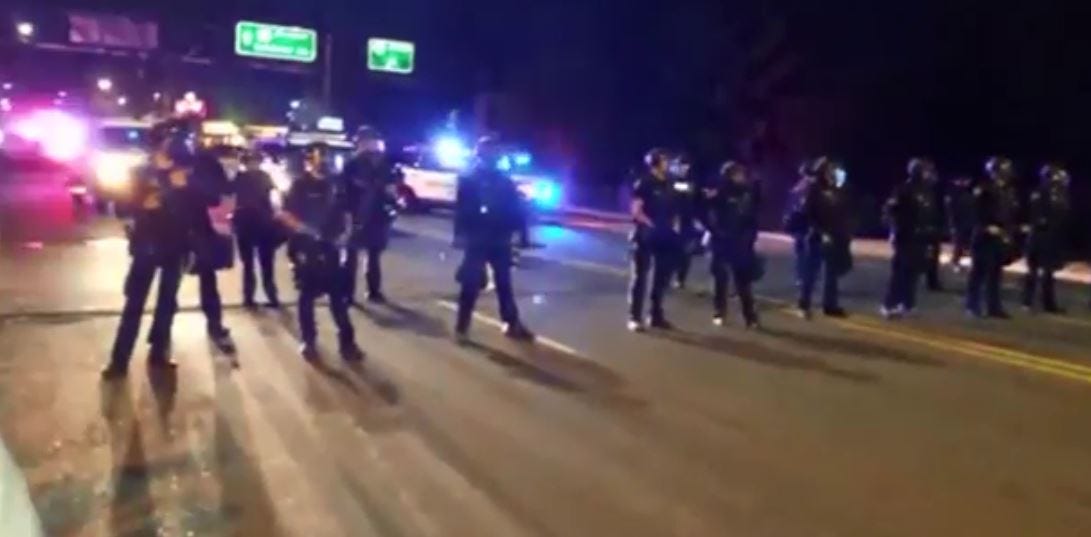 Portland Police Declare Riot, Push Protesters From Building - U.S. News ...