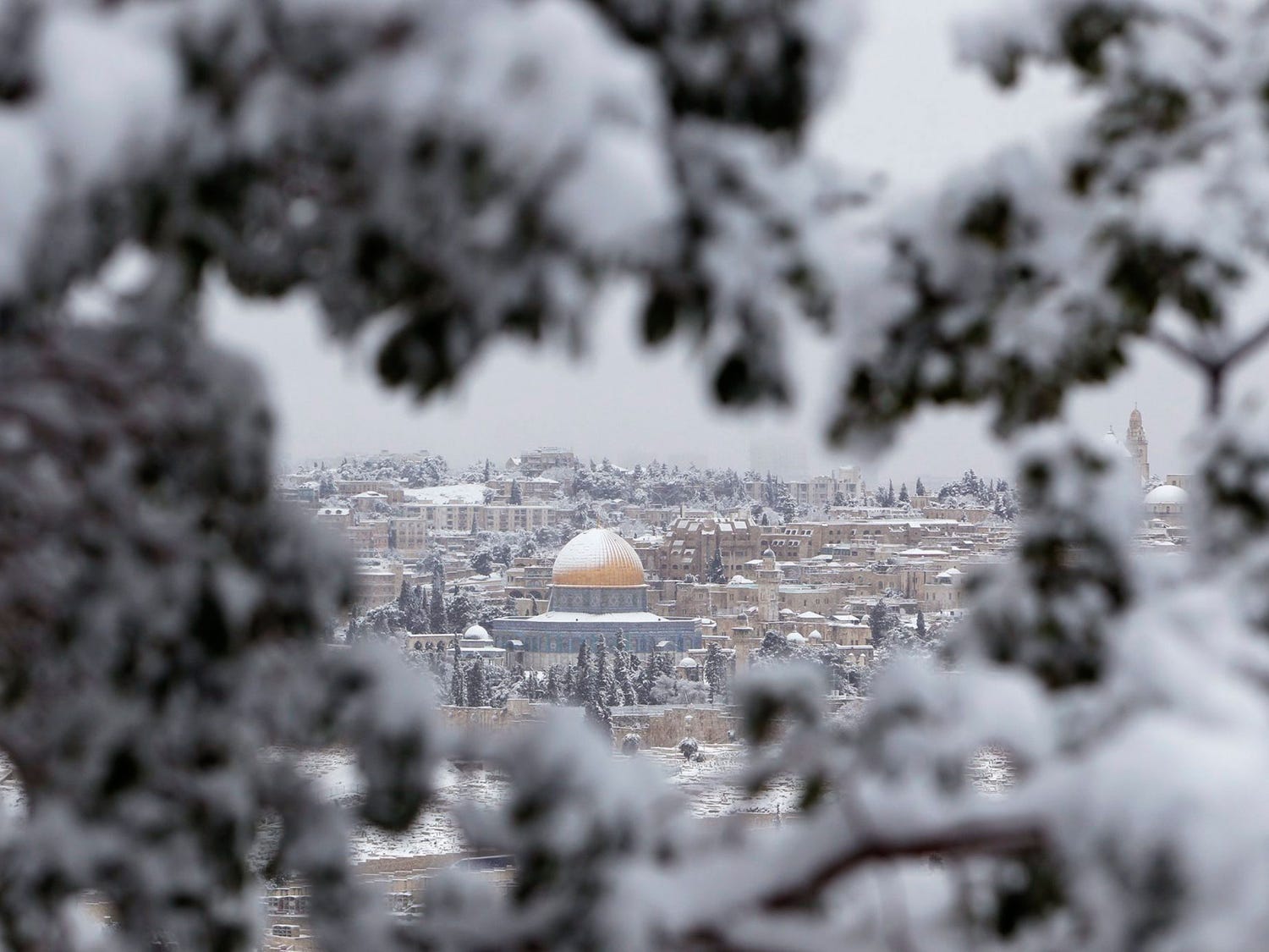 LIVE BLOG: Jerusalem Blanketed in Snow as Stormy Weather Sweeps Israel ...