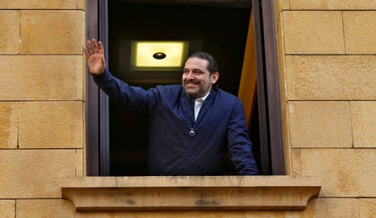 Back In Beirut Hariri Says Crisis Is A Wakeup Call To Put Lebanon Back In Beirut Hariri Says Crisis Is A Wakeup Call To Put Lebanon