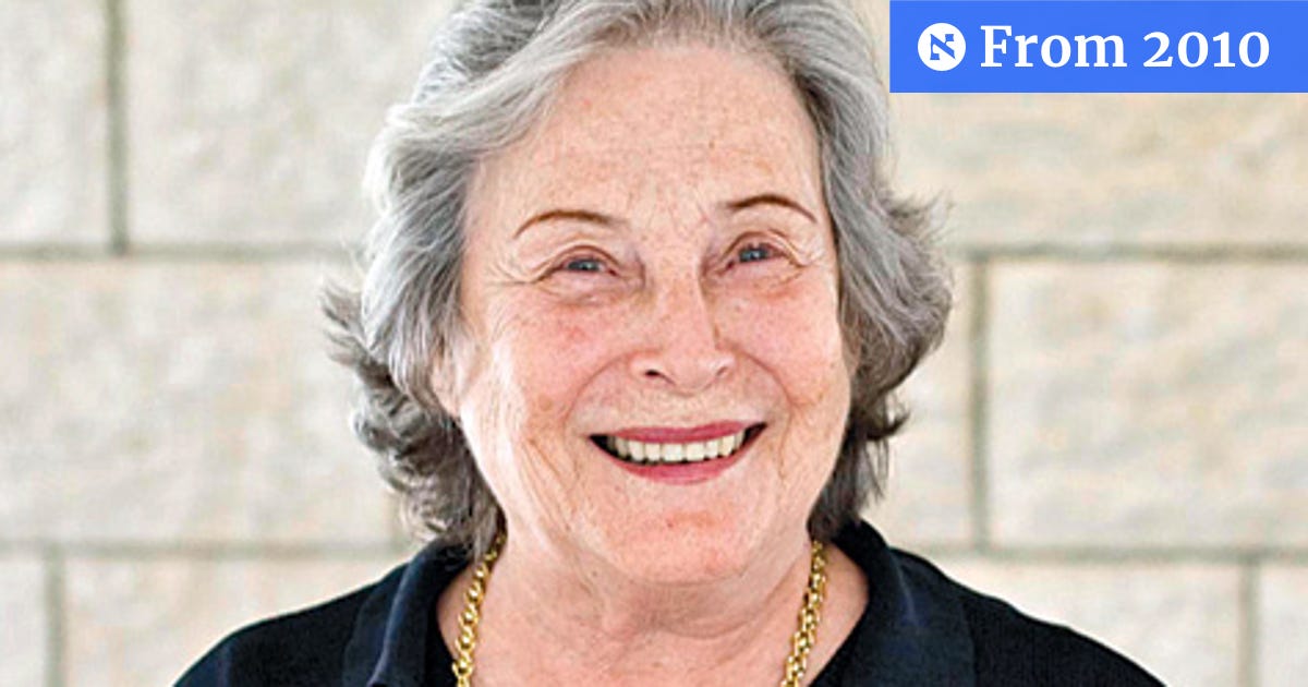 Academy of Sciences and Humanities Elects Prof. Ruth Arnon as Its First ...