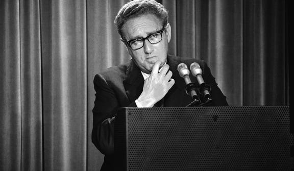 U.S. Secretary of State Henry Kissinger in May 1973.
