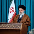 Iran's Supreme Leader Ayatollah Ali Khamenei speaks in a televised New Year speech, in Tehran, last month.