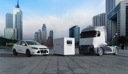The Clean Technology That is Reinventing the Internal Combustion Engine. Two trucks