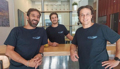 Amitai Peleg (CEO and Co-founder), Nadav Bitan & Ilia Kachanov. Credit: Liza Koren Amitai Peleg (CEO and Co-founder), Nadav Bitan & Ilia Kachanov