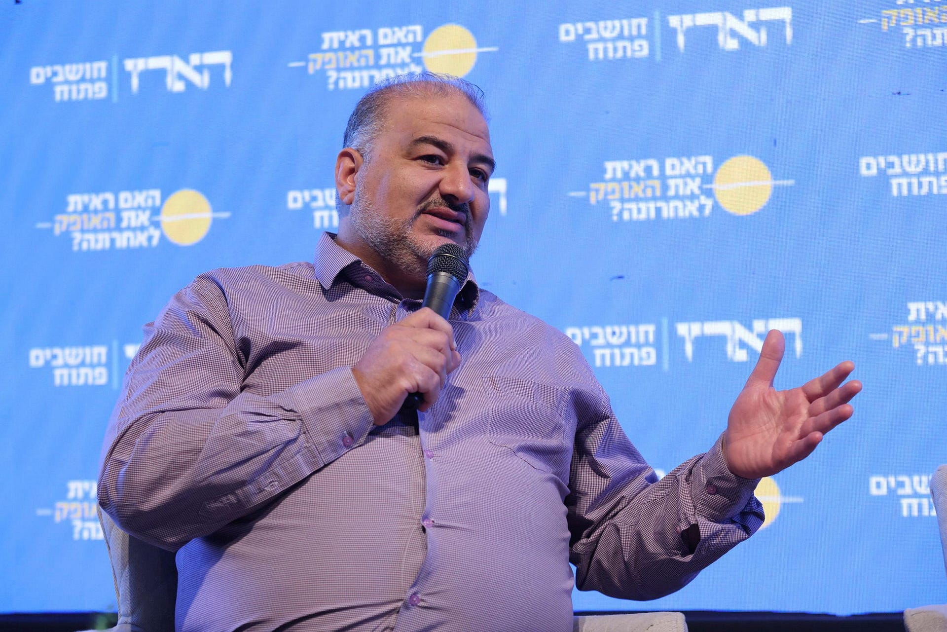 Politico Mansour Abbas., Credito: Tomer Applebaum Il politico Mansour Abbas.