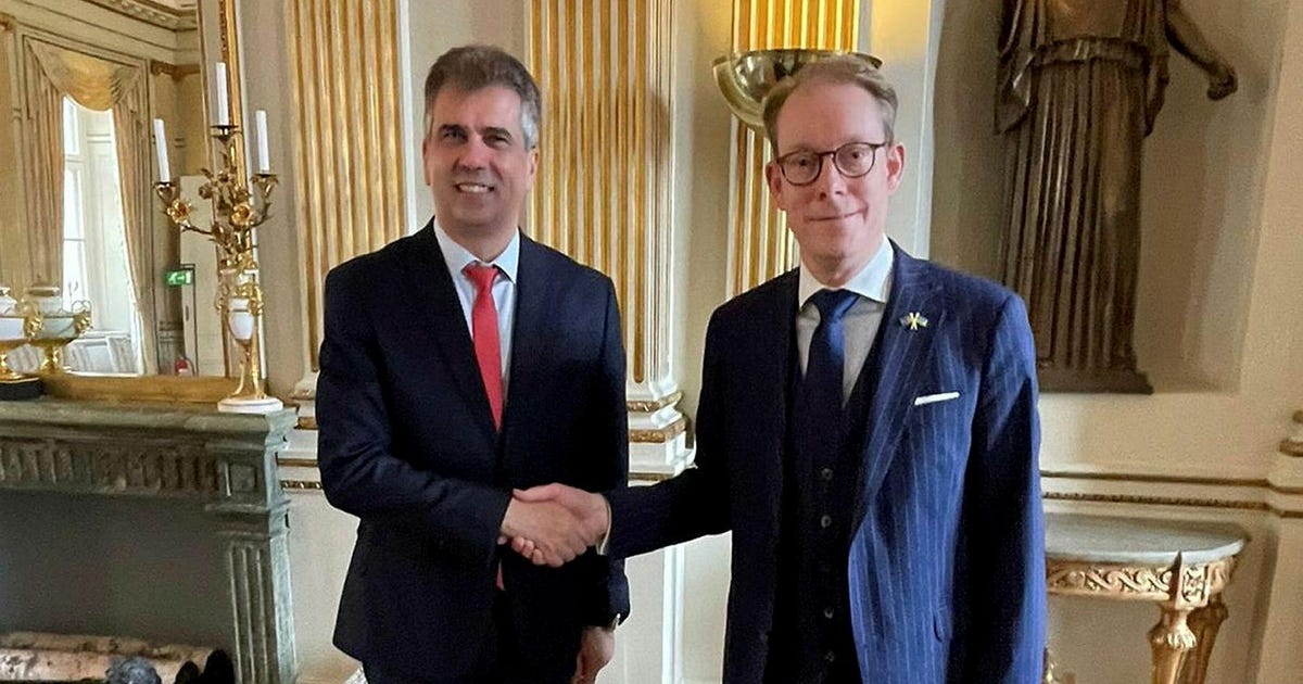Israel's Foreign Minister in Sweden on First Official Visit Since 2001 - Israel News - Vimarsana News