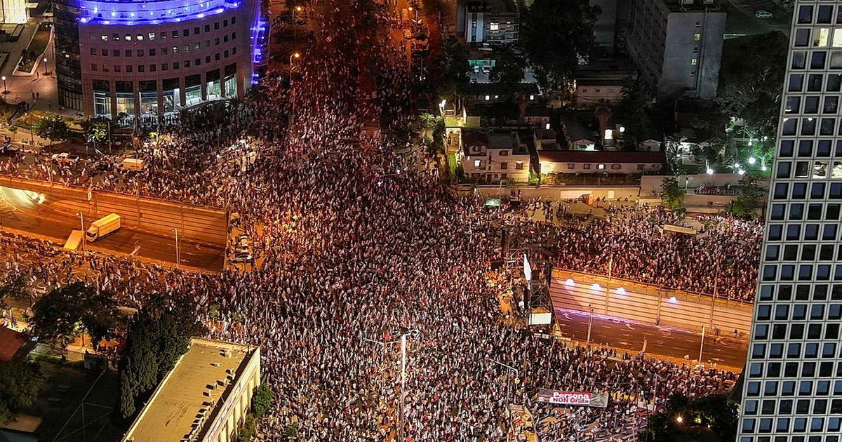 Israelis Rally for Democracy for 24th Week in a Row Amid Judicial Overhaul Talks Blowup - Israel News - Vimarsana News