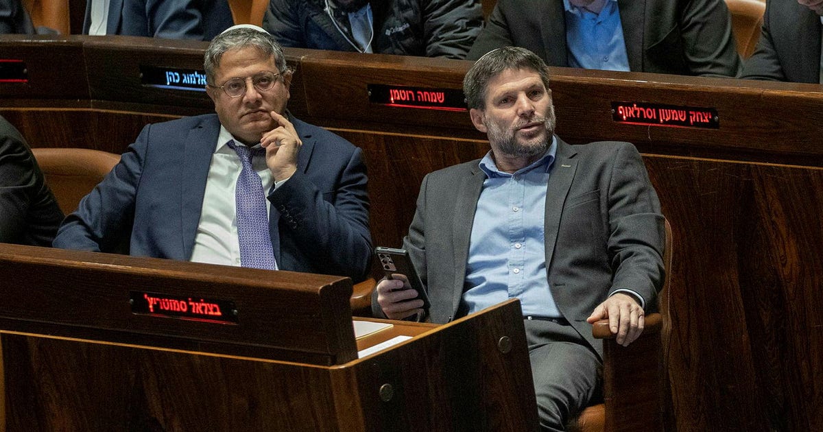 Israel's Smotrich, Ben-Gvir Snubbed From U.S. Independence Day Embassy Event - Israel News - Vimarsana News