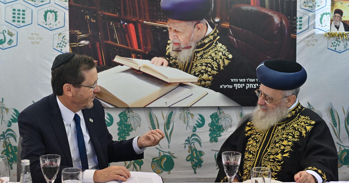 Israeli Chief Rabbi Attends Family Wedding of Sex-crime Suspect - Israel News - Vimarsana News