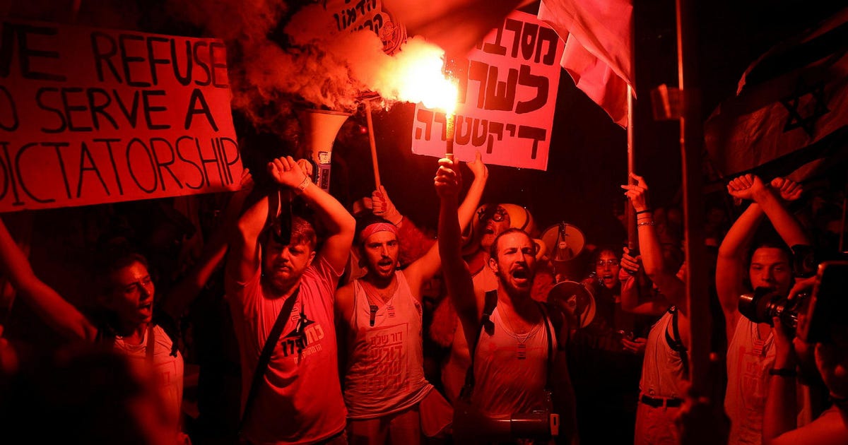 Israelis Protest Netanyahu Government's Judicial Overhaul for 30th Consecutive Week - Israel News - Vimarsana News