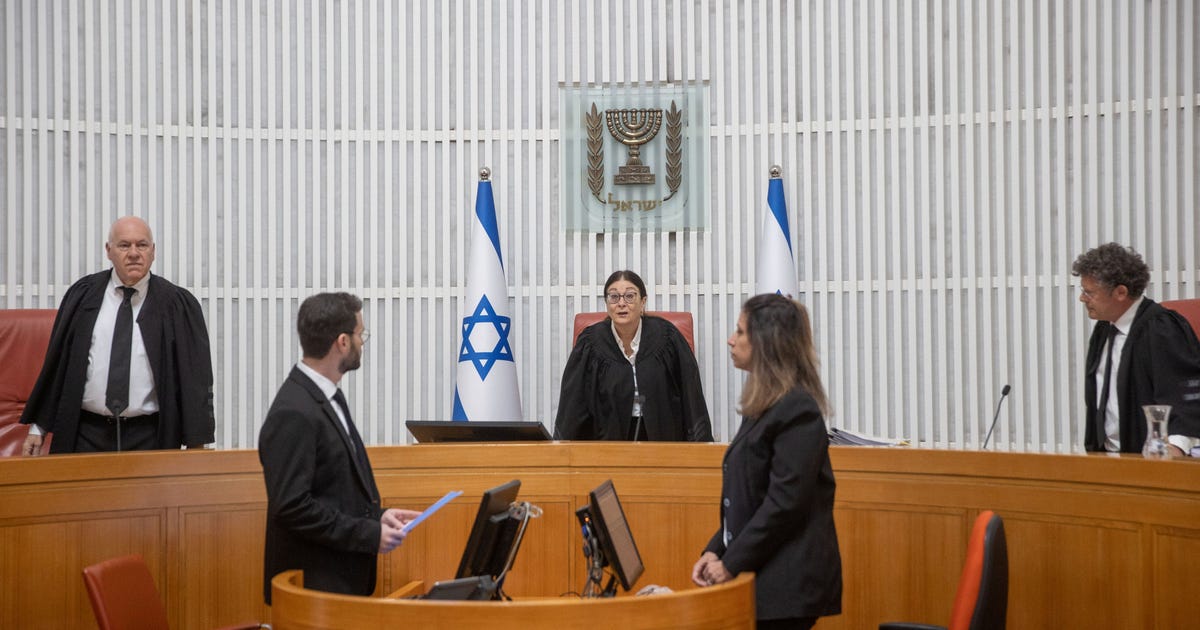 Israel's Supreme Court Hears Petitions Against Law to Get Around PM's Incapacitation - Israel News - Vimarsana News