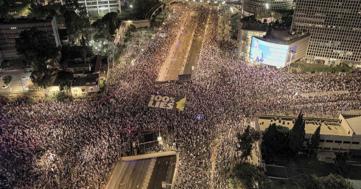 Tens of Thousands of Israelis Rally Against Netanyahu's Judicial Coup for 31st Week Straight - Israel News - Vimarsana News