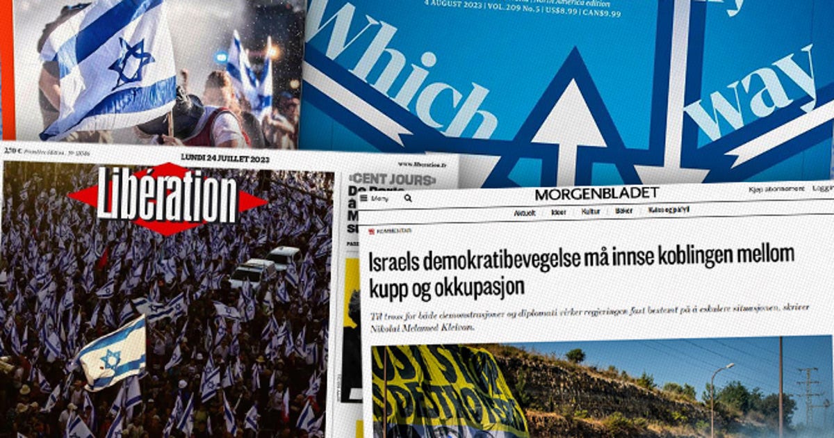 Finally, News From Israel With a Positive Coverage: Protesters Change Europe's Views - Israel's Judicial Coup - Vimarsana News
