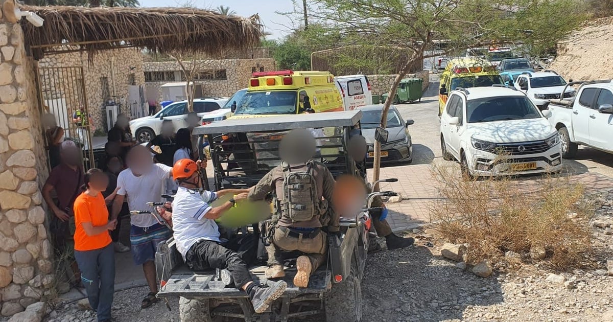 Young Child Killed, Eight Others Injured, in Rockslide Near Israel's Dead Sea - Israel News - Vimarsana News