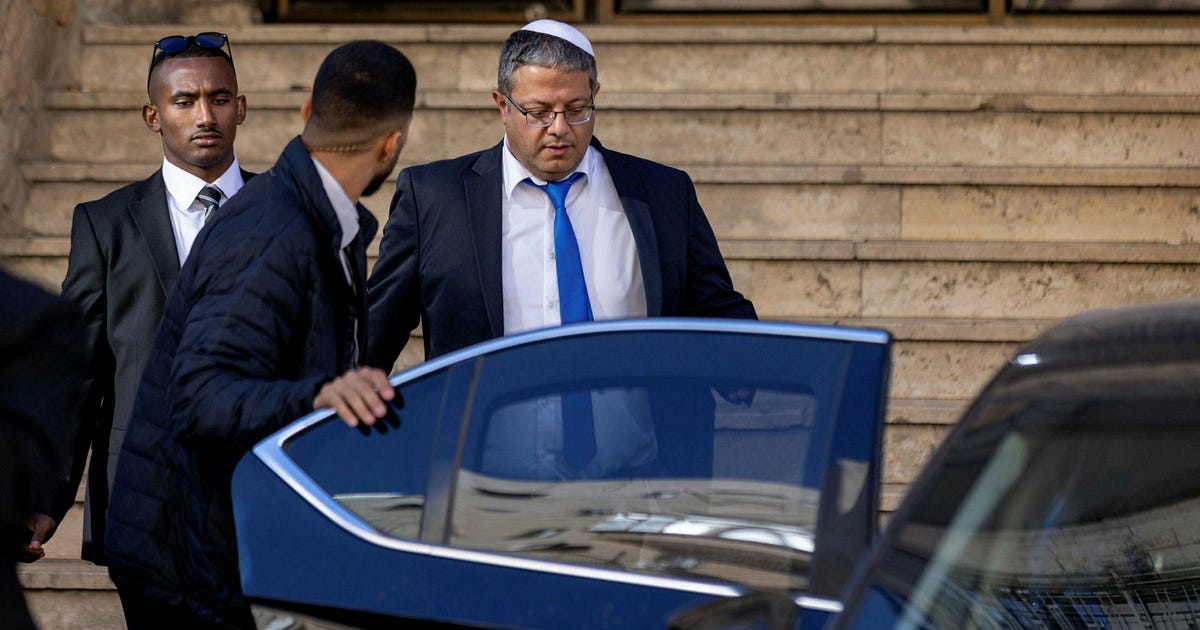 Israeli Minister Ben-Gvir's Car Collides on Way to TV Interview; Sources Say It Ran Red Light - Israel News - Vimarsana News