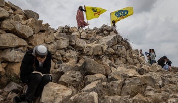 "L'altare di Giosuè sul monte Ebal", lunedì, Crediti: Hadas Parush "L'altare di Giosuè sul monte Ebal", lunedì