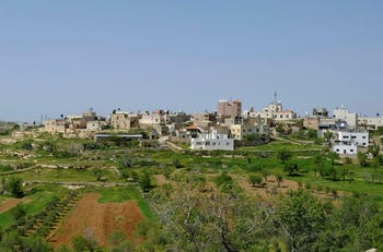 Il villaggio palestinese di Qaryout., Crediti: Alex Levac Il villaggio palestinese di Qaryout.