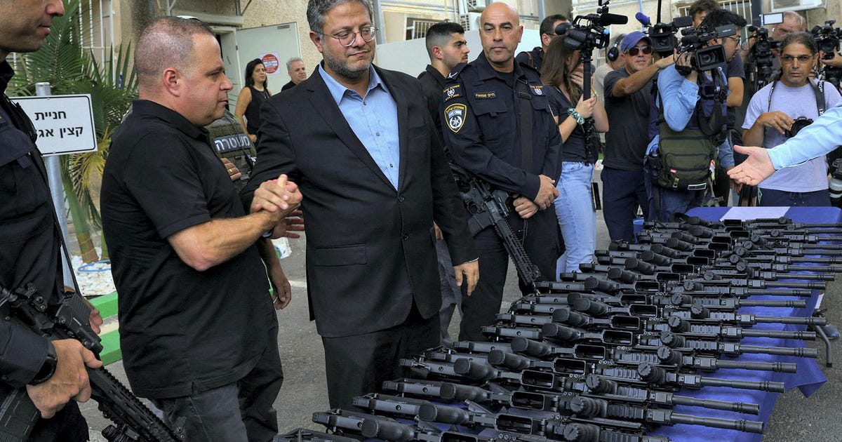 Israel's Top Cop Warns Ben-Gvir's Mass Distribution of Weapons Could Put Them in Wrong Hands - Israel News - Vimarsana News