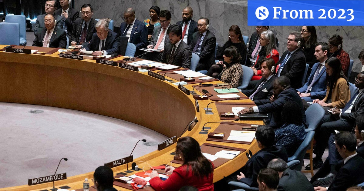 U.S. Blocks UN Security Council Demand for Humanitarian Cease-fire in ...