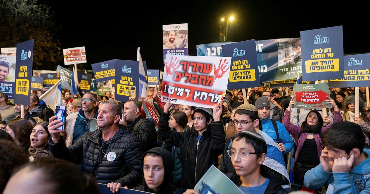 Protests Held For, Against Hostage Deal as Israel's War Cabinet Discusses Hamas' Cease-fire Proposal - Israel News - Vimarsana News