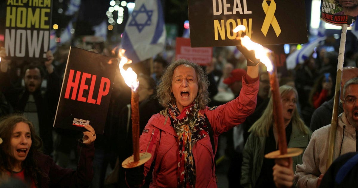 Recalling the Story of Purim, Thousands Rally in Tel Aviv for the Release of the Hostages - Israel News - Vimarsana News