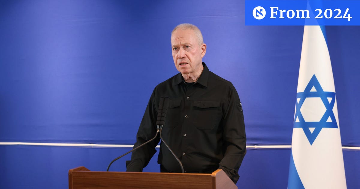 Feeff Israel's Defense Minister Calls on Netanyahu to Reject Military Rule in ...