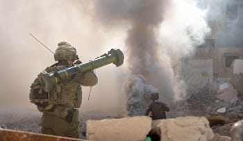 Truppe dell'IDF a Gaza, giugno.