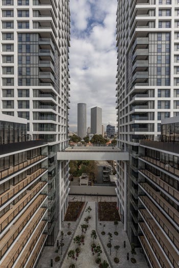 Rascacielos en Tel Aviv.