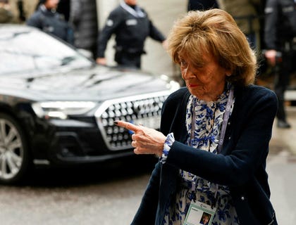 President of the Munich and Upper Bavaria's Jewish Community Charlotte Knobloch, last year. Credit: AFP/MICHAELA STACHE President of the Munich and Upper Bavaria's Jewish Community Charlotte Knobloch, last year.