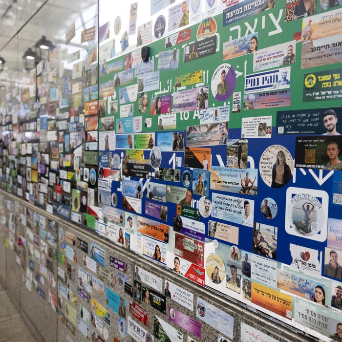 Israel Is Covered in Stickers of Young Men and Women Killed in War ...