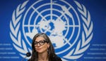 UN Special Rapporteur on the occupied Palestinian territories Francesca Albanese at a press conference on the human rights situation in Gaza in Geneva in 2025. Credit: Fabrice Coffrini/AFP UN Special Rapporteur on the occupied Palestinian territories Francesca Albanese at a press conference on the human rights situation in Gaza in Geneva in 2025.
