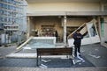 Only the shelves remain: Inside a shattered Tel Aviv wine bar
