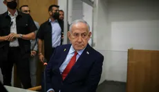 Prime Minister Benjamin Netanyahu in court in September.