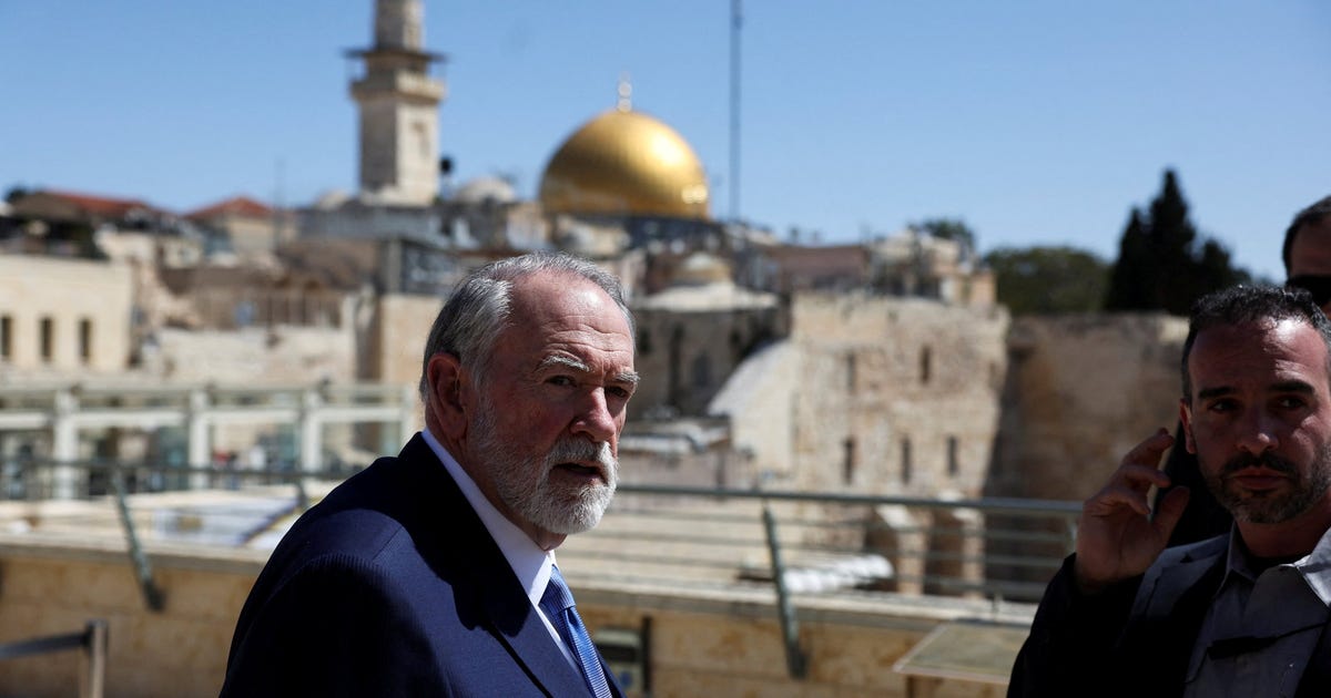 U.S. Ambassador Huckabee calls settlers besieging West Bank Palestinian ...