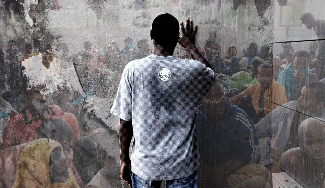 "Omar," an asylum seeker.