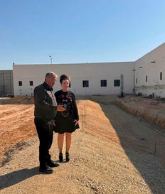 סילמן ובן גביר בביקור משותף בתעלות שנחפרו בקציעות, לפני כשבועיים. צילום: הודעת דוברות משותפת לסילמן ובן גביר סילמן ובן גביר בביקור משותף בתעלות שנחפרו בקציעות, לפני כשבועיים
