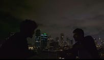 'NAZA' was filmed at night on a Tel Aviv rooftop.