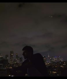 "NAZA" was filmed from Tel Aviv rooftops at night.