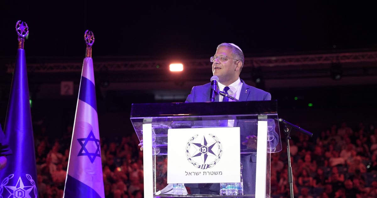 Despite pledge, Ben‑Gvir turns police‑volunteer ceremony into campaign event