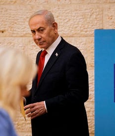 Prime Minister Benjamin Netanyahu votes in Likud party primary elections ahead of Israel's general election in October, in Jerusalem, Monday, August. 17, 2026. Credit: Ohad Zwigenberg/Pool via REUTERS Prime Minister Benjamin Netanyahu votes in Likud party primary elections ahead of Israel's general election in October, in Jerusalem, Monday, August. 17, 2026.
