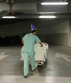 כוננות חירום בבית חולים איכילוב בתל אביב ערב המלחמה עם איראן השנה. ההרס שזרעו השנים האחרונות בנפש הישראלית